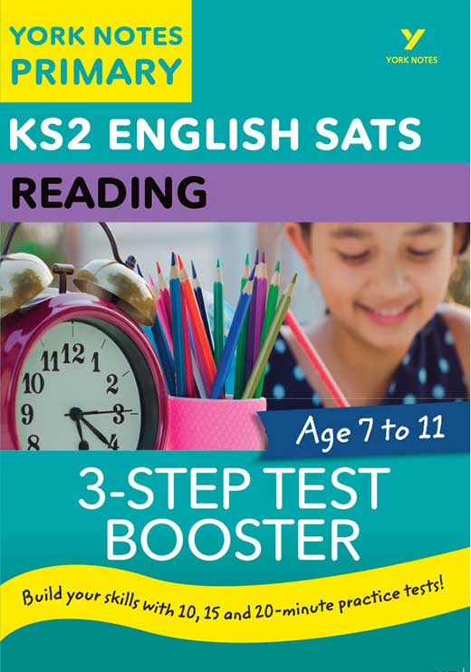 York Notes 3-Step Test Booster Reading KS2 Revision Study Guide