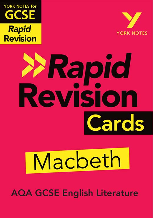 York Notes Macbeth: AQA Rapid Revision Cards (Grades 9-1) GCSE Revision Study Guide