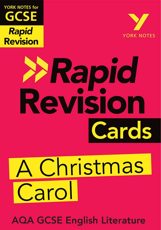 York Notes A Christmas Carol: AQA Rapid Revision Cards (Grades 9-1) GCSE Revision Study Guide